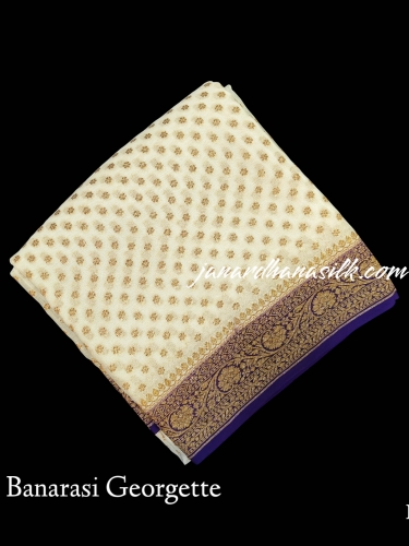 Pure Banarasi Crepe Silk Saree